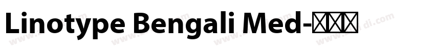 Linotype Bengali Med字体转换